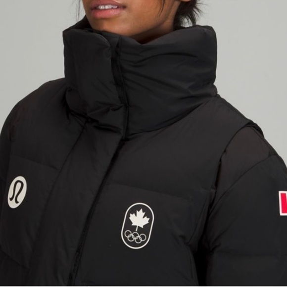 Lululemon Team  Canada 22 down jacket size 12 EUC - Picture 5 of 11